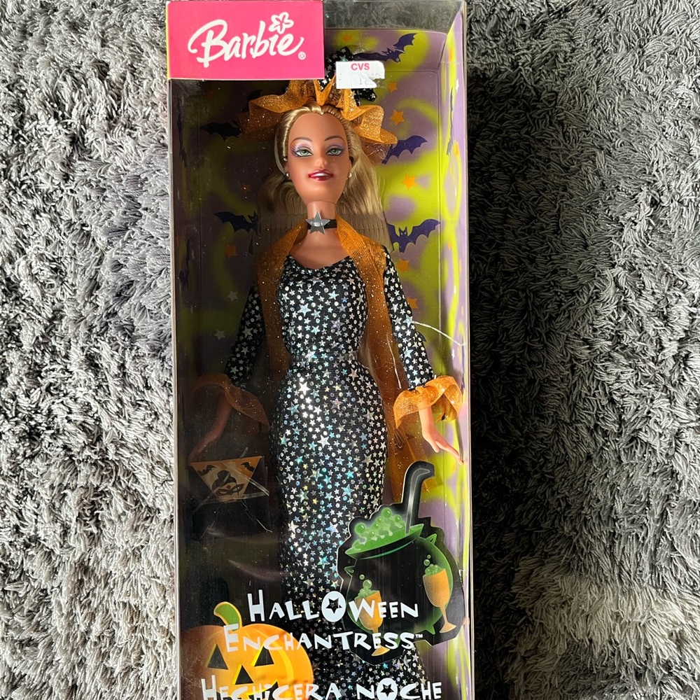 2003 Barbie Halloween Enchantress Doll NIB Pumpkin Greatness !!!